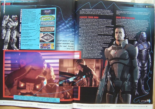 Mass Effect 2 - Сканы из журнала OXM.